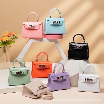 China Wholesale Fashion Small Jelly Women's Handbag Ladies Shoulder Messenger Hand Bag Ladies Handbag for sale