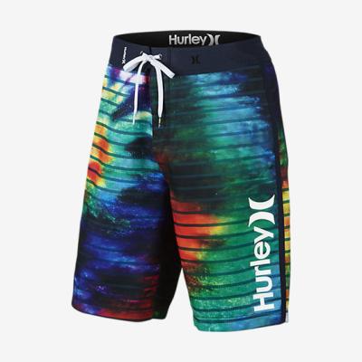 China New Design Sublimation Printing Swim Billabong Custom Men's Hurley Stretch Panel Shorts 4 Way Trunk Surf Anti-UV Stretch for sale