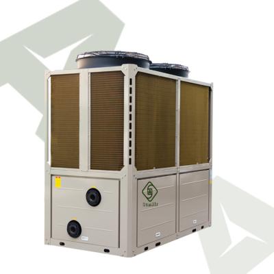 China Outdoor Electric Air To Water Air Source High-performance R32 EVI Commercial DC Inverter Heat Pump for sale