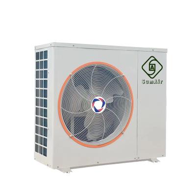 China Outdoor High selling A+++ COP Heated Cool Domestic hot water SG ready OEM Household Full DC Inverter Air to water heater R32 Heat Pump for sale