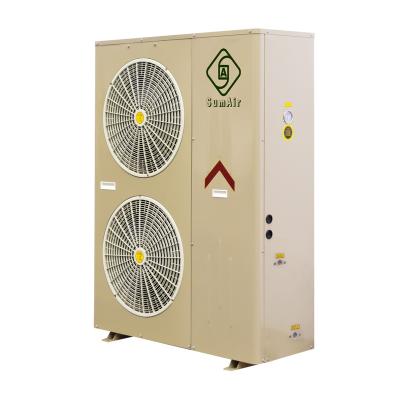 China Outdoor R32 16-22kw Air Conditioning Monobloc  EVI DC Inverter Air to Water Heating Pump Water Geyser Chiller for sale