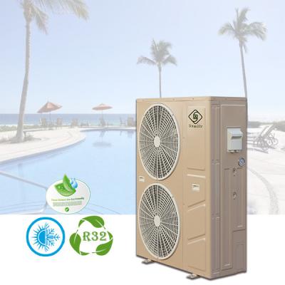 China Outdoor high  COP  constant temperature Air source Monoblock Heat Pump R32 Dc inverter Swimming Pool Water Heater Solar Pools heating for sale