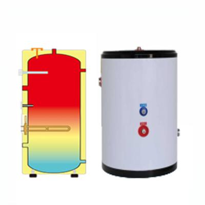 China Outdoor 100L High-speed boiler with electric heater buffer tank  heat pump  system solution for house heating for sale