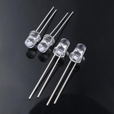 China Light Solidification Uva System Led Diode365nm DIY Kit Round Water Clear Top LED Light Emitting Diode Lamp Bulbs for sale