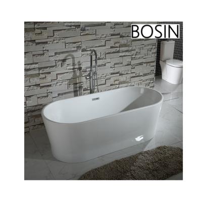 China Freestanding Factory Produced Freestanding Oval Interior Bathroom Tub for sale