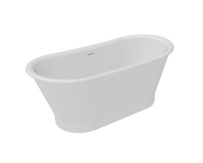 China Freestanding Most Popular Pure White High End Classic Bathroom Freestanding Bathtub for sale