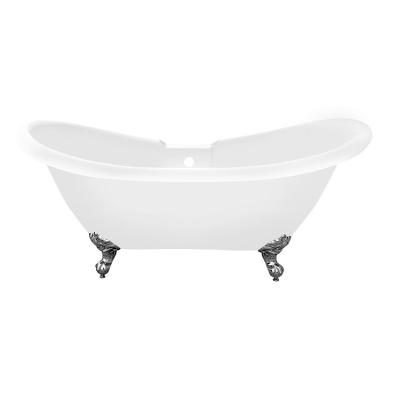 China Wholesale Free Manufactured High Quality Household Acrylic Oval Traditional Soaking Tub for sale