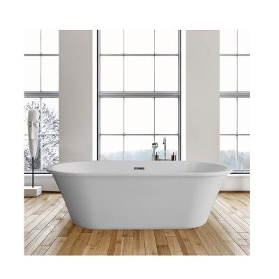 China Freestanding Factory Wholesale Hotel with Luxury Modern Freestanding Oval Immersion Bathtub. for sale