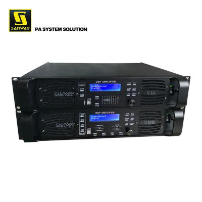 China No Function DSP Sanway D14 2CH WiFi Amplifier For Speaker Management System for sale