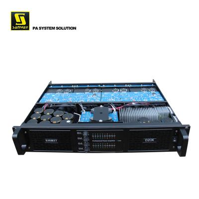 China Sanway 16000W FP20000Q MOSFET Transistor Power Amplifier D20K Professional Class D Power Amplifier for sale