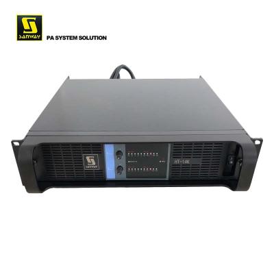 China Low Noise Power Amplifier HT-14K 14000 Watt Power Bass Amplifier for Home Audio Sound System for sale