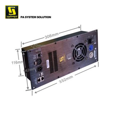 China Active Subwoofer D1-800D 800w Single Channel DSP Sound Standard Amplifier Module for sale