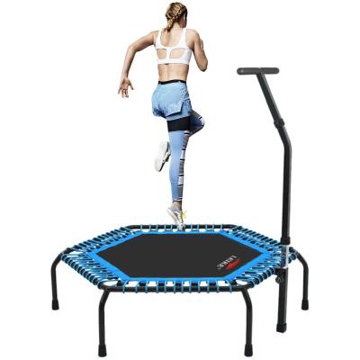 China Without Large Fitness Protective Net Rebounder Around Super Tree Trampoline With Adjustable Foam Handle for sale