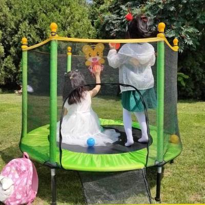 China With Protective Net Kids Safty Foldable Trampoline Padded Indoor/Outdoor Trampolines 15 16ft 18ft Cover for sale