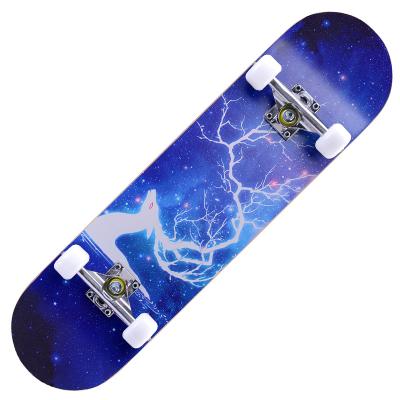 China Custom Maple Skateboard Deck Youth Street Wood Skateboard Cheap 7 Layer Kids Cruiser Skateboard for sale