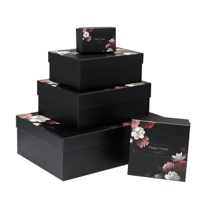 China Disposable Exquisite Creative Gift Box Color Printing Rectangle Large Packing Box for sale