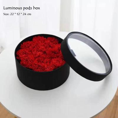 China Disposable Window Premiere Light Round Flower Night Light Gift Box, Holding a Bucket Holding a Flower Box for sale