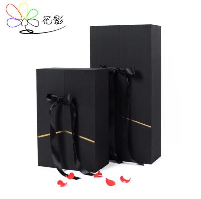 China Creative Romantic Rose Flower Wrap Double Surprise Square Disposable Bat Long Double Open Gift for sale