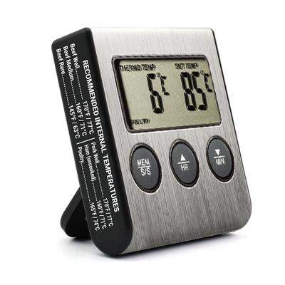 China High Accuracy Food Alarm Digital Food Thermometer OEM Power Batteries BBQ for sale