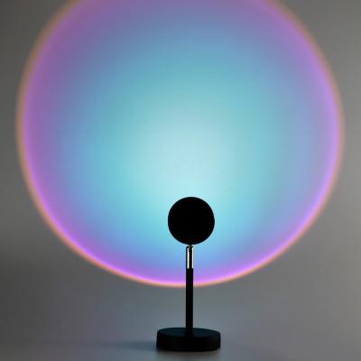 China Modern Decorative Rainbow LED Sun Atmosphere Night Light Sunset Projection Lamp Table Lamp Modern Decorative Lamp for sale