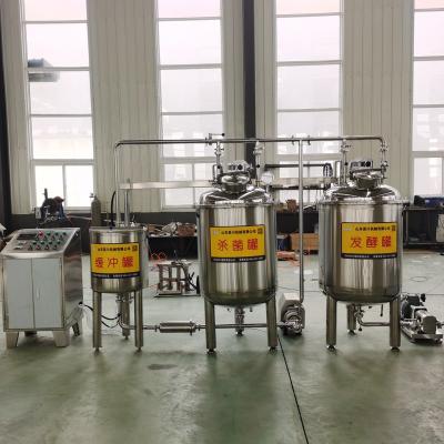 China Small Hotels Nut Milk Pasteurization Production Line Machine for sale