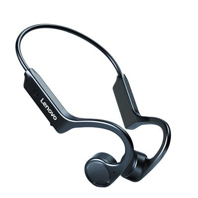 China Lenovo X4 Waterproof Bone Conduction Earphone Radio Sweatproof BT 5.0 TWS Sport Osteoconductivity Running Stereo Neck Hanging Headset for sale