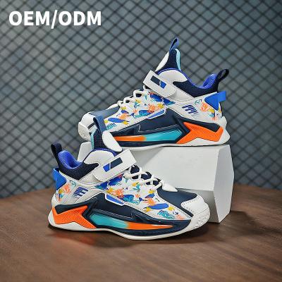 China Breathable Hot Sale Boys Shoes 203 new fall leather waterproof casual basketball shoes soft soled student sports shoes for sale