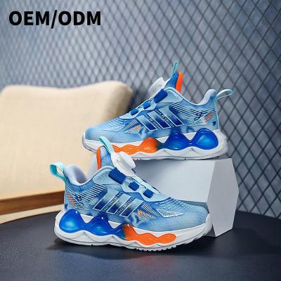 China Breathable Hot Sale boys shoes 2023 spring and autumn new mesh surface breathable casual wear-resistant children's sports shoes for sale