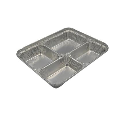 China Food Grade Optical Multi Cavity Aluminum Foil Healthy Food Container for sale