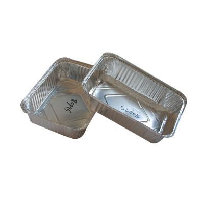 China Disposable BBQ Exquisite Household Packaging Lunch Box Aluminum Foil Aluminum Foil Insulation Box for sale