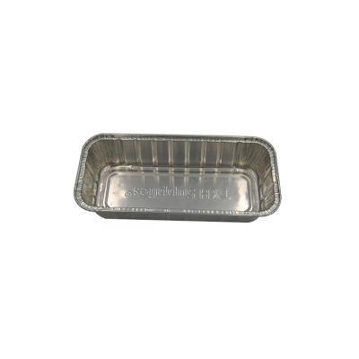 China Food Grade Factory Direct Rectangular Aluminum Foil Takeout Container for sale