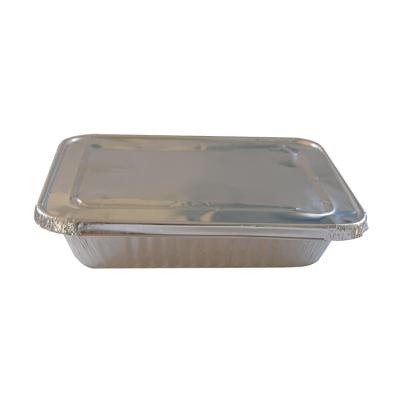 China Food Storing Small Disposable Aluminum Tray Aluminum Foil Containers Food Packing Aluminum Foil Takeout Container for sale