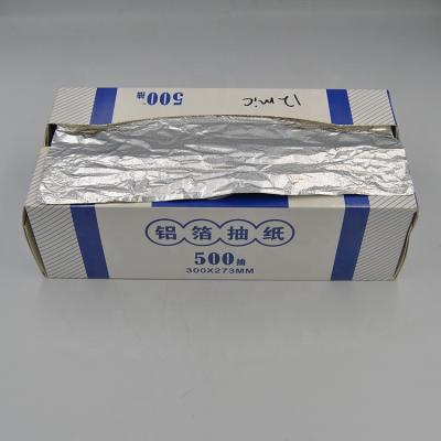 China Food Storing Household Aluminum Foil Roll Paper For Food Mood Household Aluminum Foil Soft Roll 8011 for sale