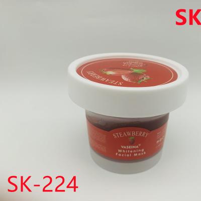 China Strawberry Skin Care Body Whitening Scrub SK-224 for sale