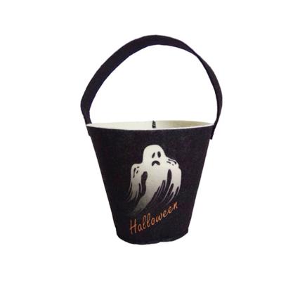 China Factory Supply Eco-Friendly Felt Polychromatic Felt Storage Bucket For Christmas Easter Holloween for sale