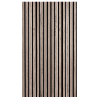 China Modern Grooved sound proof sound absorbing MDF wooden grooved acoustic slat wood wall panels for soundproofing home decorative for sale