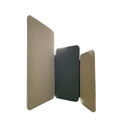 China Modern Flooring partition Standing Movable Soundproofing Polyester Acoustic Fabric Panels Acoustical Office Folding Partition for sale