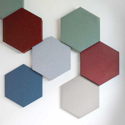 China Modern PET reduce noise wall fabric acoustic 9MM Fabric For Acoustic Panels 100% Polyester PET Felt Panels sound absorbing wall panels for sale