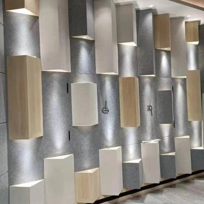 China Modern Recycled 100% Polyester Acoustic Foam Panel PET Felt Panel Wall and Ceiling Panel Office Furniture Pin Board for sale