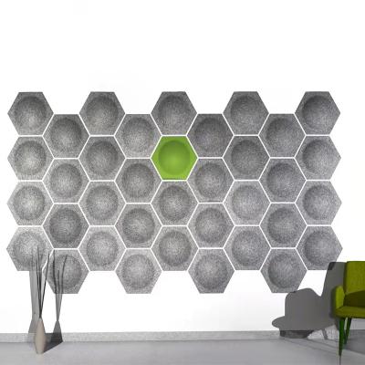 China Modern Acoustic panel polyester absorber hotel decoration reduce noise 3D wall panel soundproof wall decor living room for sale