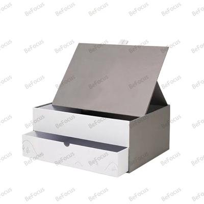 China Recycled Materials custom craft luxury storage kraft childproof paper box packaging with your own logo for clothes gift for sale