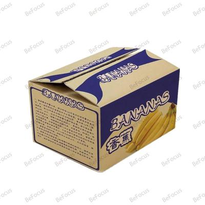 China Recycled Materials wholesale custom kraft curragated cardboard fresh fruits and vegetable paper gift packaging boxes paper custom logo for sale