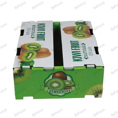 China Recycled Materials wholesale cheap custom kraft curragated cardboard fresh fruits paper gift packaging boxes paper custom logo for sale