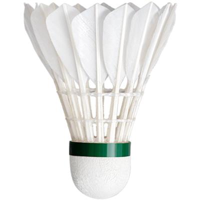 China Diverse Trim Promotional Goods Using White Outdoor Goose Feather Badminton Shuttlecock for sale