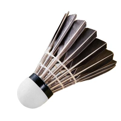 China Durable Goose Feather Air Shuttlecock Good Sports Special Hot Selling Badminton for sale