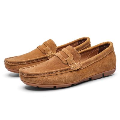 China Wholesale Soft Anti-Smell Mens Classic Leather Shoes Moccasin Gommino Workout Shoes Loafers For Men for sale