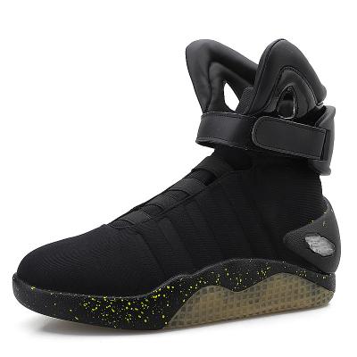 China CUSHIONING Three Mode Original High Quality USB Charging LED High Top Shoes Mens Sneakers New To Future Shoes for sale