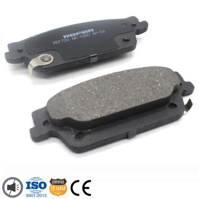 China FREE SAMPLES Brake Pads for CADILLAC CTS/CADILLAC STS/SRX D1020 89047757/980447758 GDB4452 122.7*45.5*16.5mm for sale