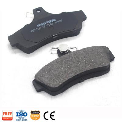 China Rear Disc Brake Pads For Holden CAPRICE PONTIAC GTO/Buick Royaum D1048 92175205/92210619 GDB7586 113.9*57.5*17.4mm for sale