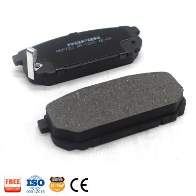 China Ceramic Brake Pads For KIA Sorento D1261 583023ED00/583023EE00 GDB3344 118.2*47*15.8mm for sale